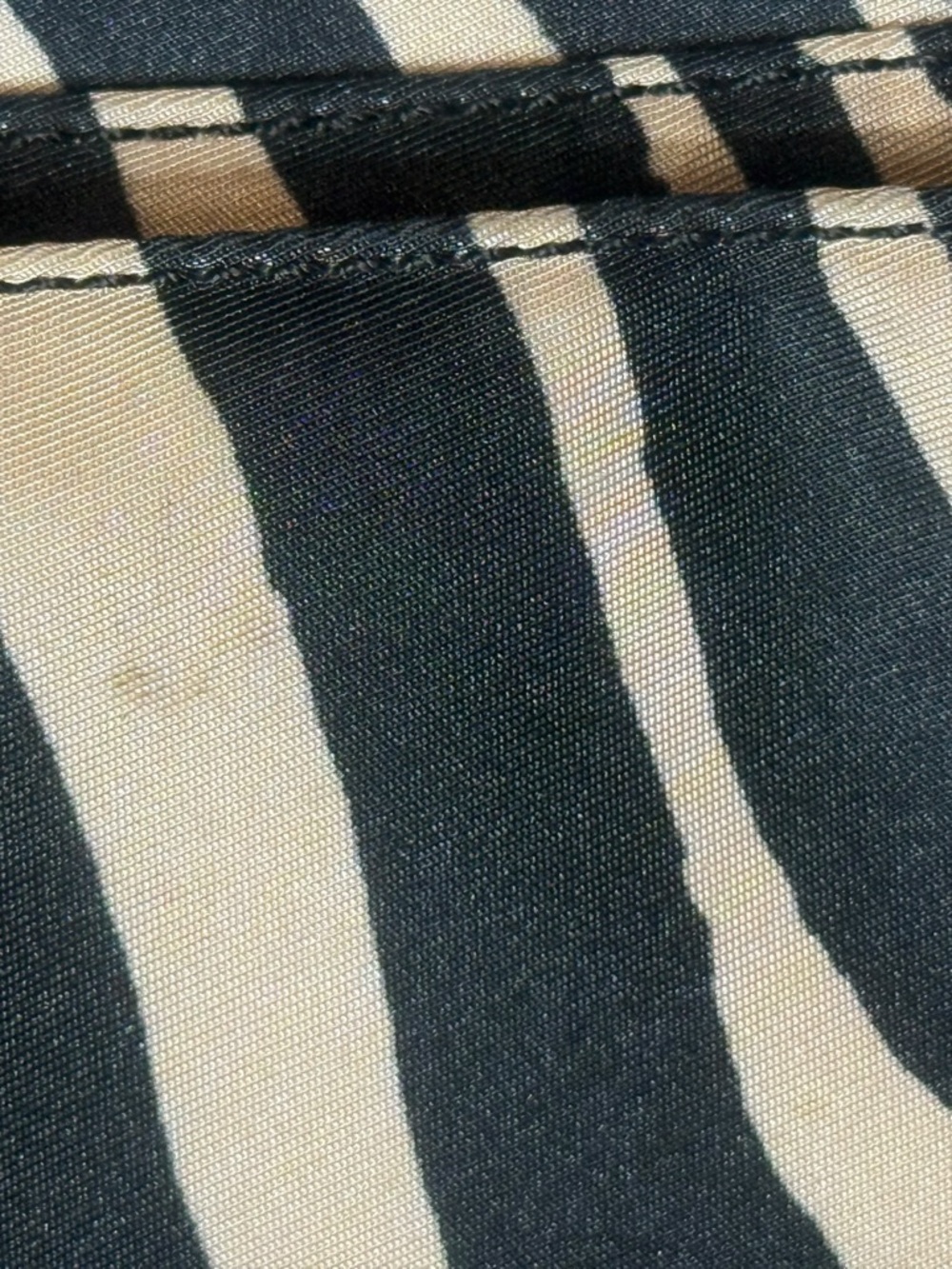 Coach Black and Cream Zebra-Pattern Crossbody Bag - Picture 7 of 9